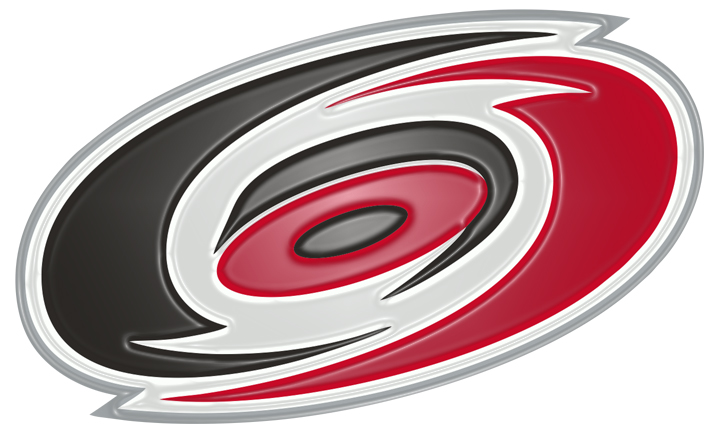 Carolina Hurricanes Plastic Effect Logo vinyl decal